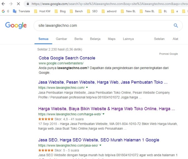 √ Mengapa Website Saya Tidak Tampil di Hasil Pencarian Google?