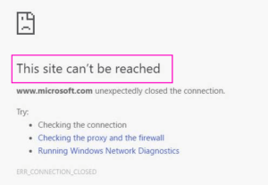 cara memperbaiki This Site Can’t Be Reached Google Chrome - error