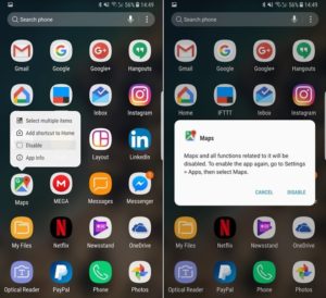 cara menghapus aplikasi bawaan android samsung