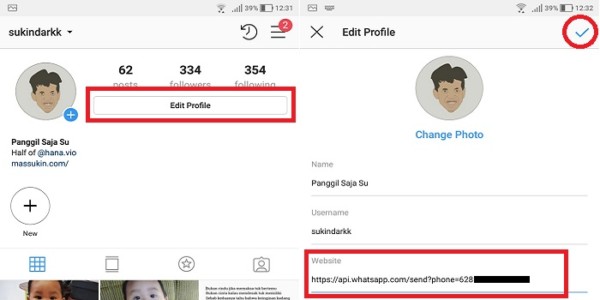 Cara Bikin Web Wa Di Ig