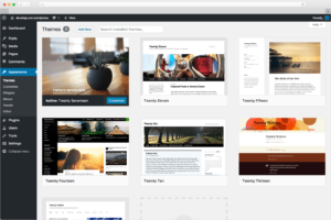 aplikasi website wordpress