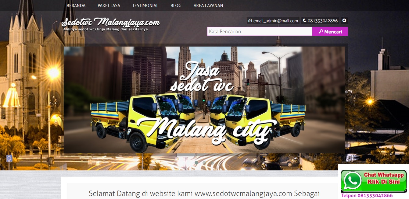 sedot WC Malang