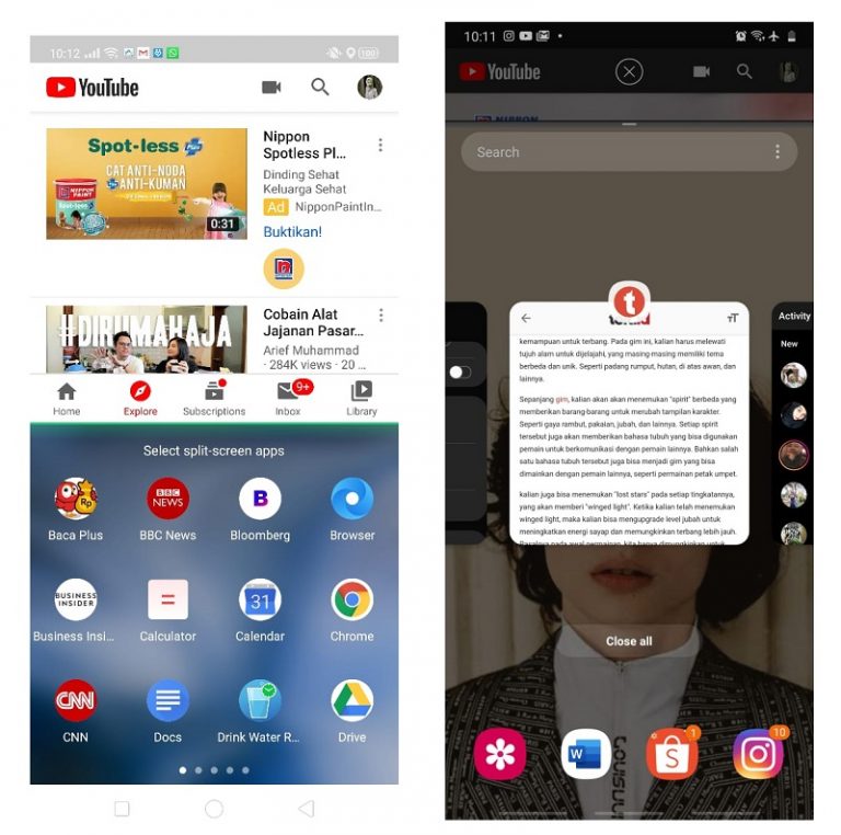 √ Cara Split Layar di HP Android Mudah
