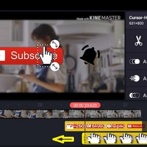 Cara Membuat Animasi Tombol Subscribe Youtube dan Lonceng dengan di HP (6)