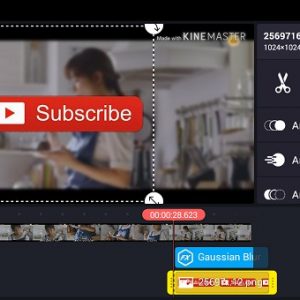 Cara Membuat Animasi Tombol Subscribe Youtube dan Lonceng dengan kinemaster (8)