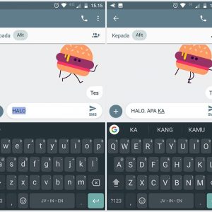 Cara Mengaktifkan Google Keyboard gBoard cara mengetik-huruf-kapital